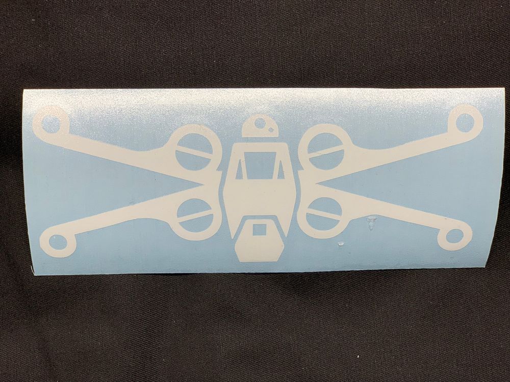 Star Wars X-Wing Fighter Ship Vinyl Decal